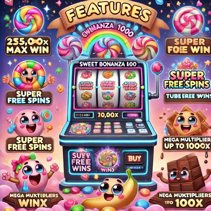 Особенности игрового слота Sweet Bonanza 1000