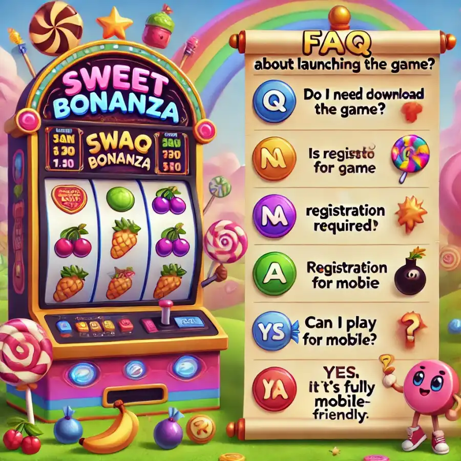 FAQ (игровой автомат SweetBonanza)